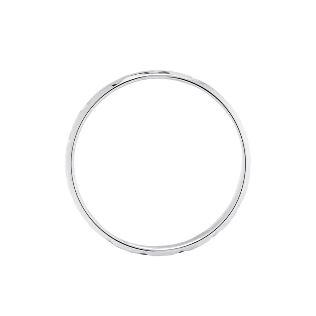 Histoire d'Or Alliance Fantaisie Ruban Plat or blanc Online