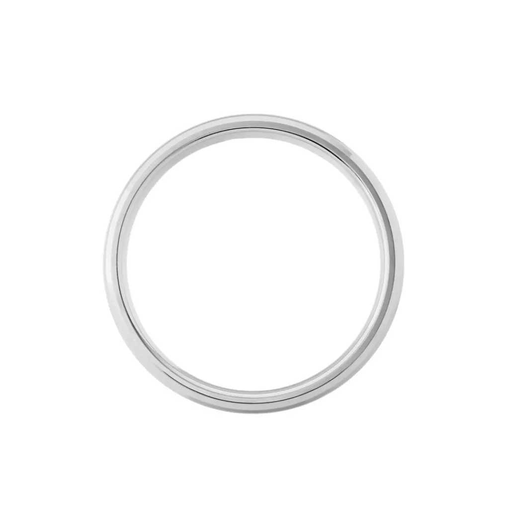 Histoire d'Or Alliance Fleur De Peau Demi Jonc Classique Or Blanc Clearance