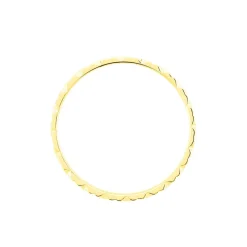 Histoire d'Or Alliance Fleur Diamantee Ruban Plat or jaune