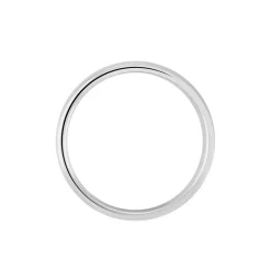 Histoire d'Or Alliance Gaedig Ruban Plat Or Blanc New