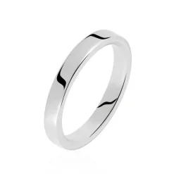 Histoire d'Or Alliance Gaia Ruban Plat Or Blanc Sale