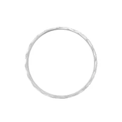 Histoire d'Or Alliance Ginny Ruban Plat Or Blanc Sale