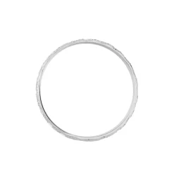 Histoire d'Or Alliance Ginny Ruban Plat Or Blanc Clearance