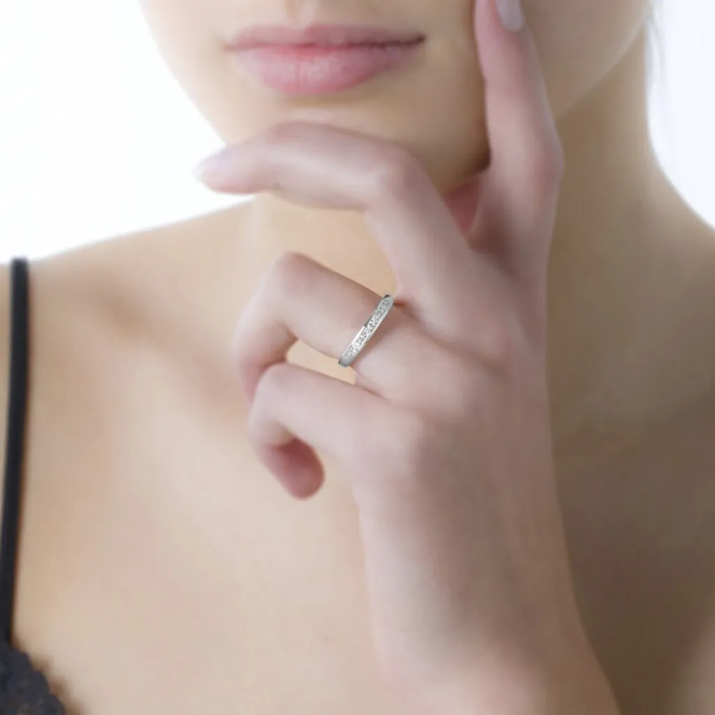 Histoire d'Or Alliance Giulia or blanc diamant Clearance