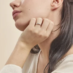 Histoire d'Or Alliance Giulia or blanc diamant Clearance