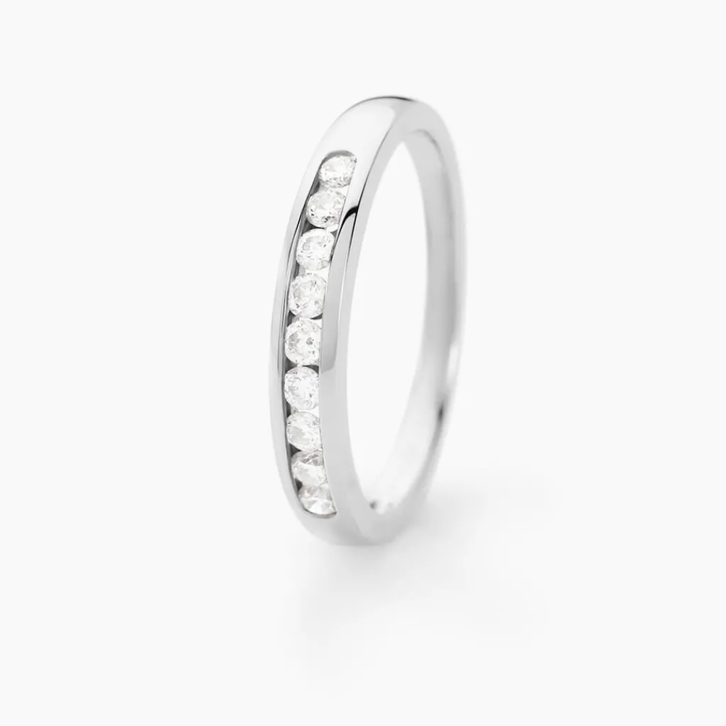 Histoire d'Or Alliance Giulia or blanc diamant