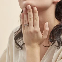 Histoire d'Or Alliance Giulia or blanc diamant Online