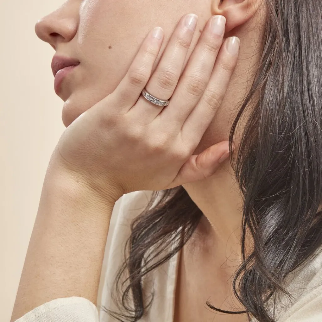 Histoire d'Or Alliance Giulia or blanc diamant Online