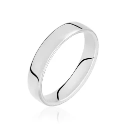 Histoire d'Or Alliance Gontran Ruban Bombé Or Blanc Online