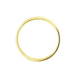 Histoire d'Or Alliance Grain De Folie Diamantee Ruban Plat Or Bicolore New