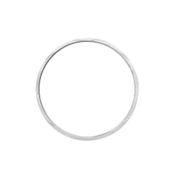 Histoire d'Or Alliance Harmonie Demi Jonc Classique Or Blanc Discount