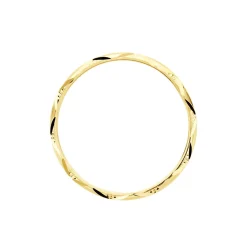 Histoire d'Or Alliance Harmonie Demi Jonc Classique Or Jaune Sale