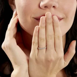 Histoire d'Or Alliance Hera or blanc diamant Discount