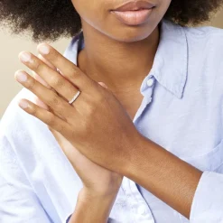 Histoire d'Or Alliance Hera Or Blanc Diamant Discount