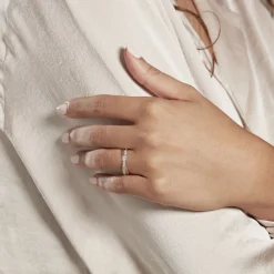 Histoire d'Or Alliance Hermana Ruban Plat Or Bicolore Best