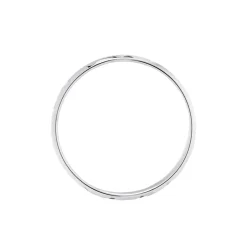 Histoire d'Or Alliance Herveva Ruban Plat Or Blanc Clearance