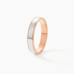 Histoire d'Or Alliance Hevan Ruban Or Bicolore Outlet