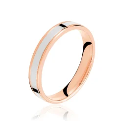 Histoire d'Or Alliance Hevan Ruban Or Bicolore Discount
