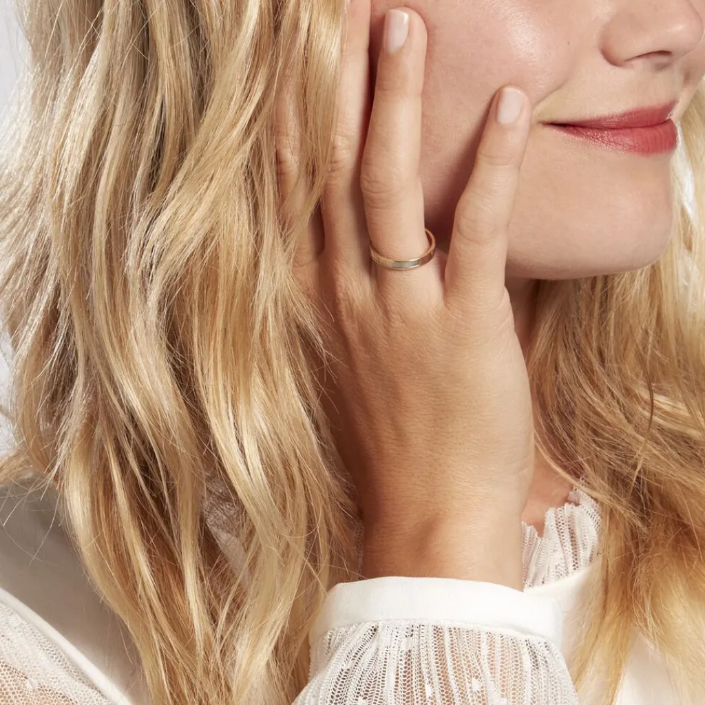 Histoire d'Or Alliance Hevan Ruban Or Bicolore Online