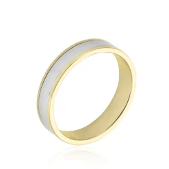 Histoire d'Or Alliance Hevan Ruban Or Bicolore Clearance