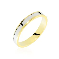 Histoire d'Or Alliance Hevan Ruban Or Bicolore Clearance