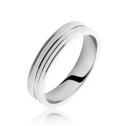 Histoire d'Or Alliance Horatius Ruban Palladium Hot