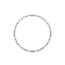 Histoire d'Or Alliance Ikhlas Ruban Plat Argent Blanc Outlet