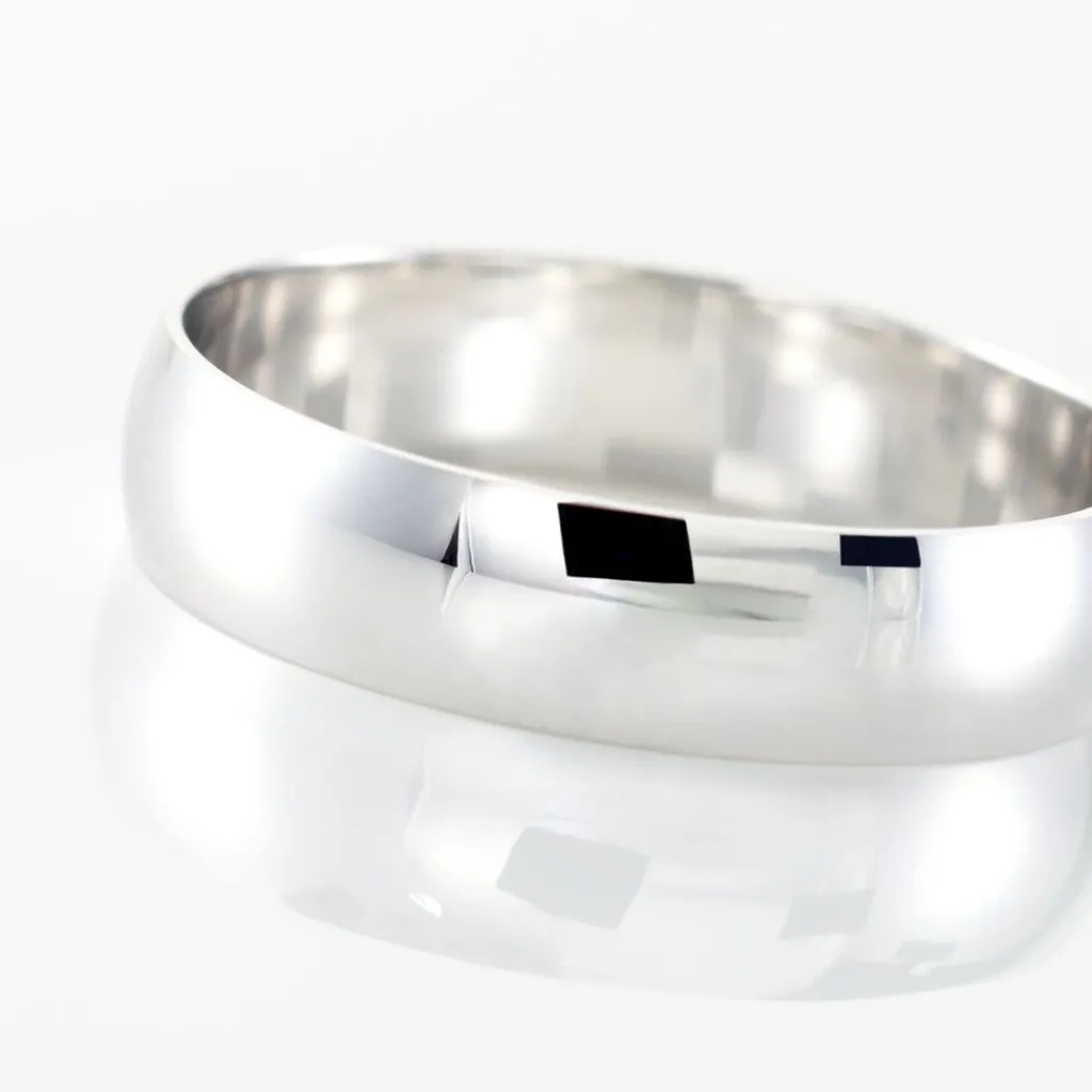 Histoire d'Or Alliance Irais Demi Jonc Classique Or Blanc Discount