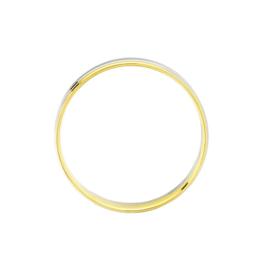 Histoire d'Or Alliance Juditha Ruban Plat Or Bicolore Best