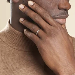 Histoire d'Or Alliance Julie Ruban Classique Or Blanc Discount