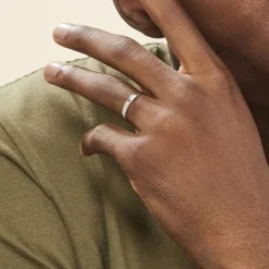 Histoire d'Or Alliance Julie Ruban Classique Or Blanc Sale