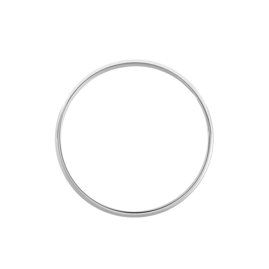 Histoire d'Or Alliance Julie Ruban Classique Platine Blanc Hot