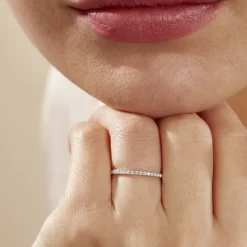 Histoire d'Or Alliance Julietta Or Blanc Oxyde De Zirconium Sale