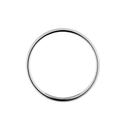 Histoire d'Or Alliance Khelya Ruban Plat Argent Blanc Best