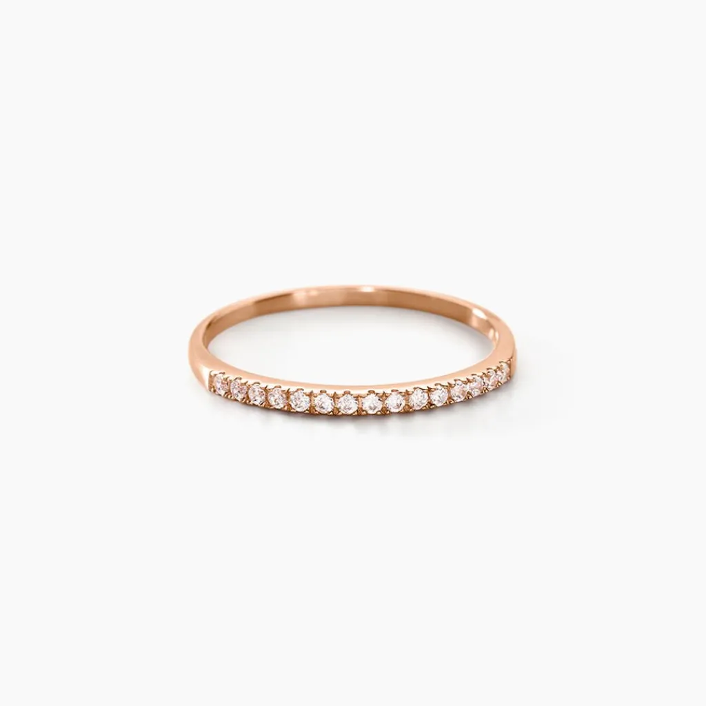 Histoire d'Or Alliance Klimka Or Rose Oxyde De Zirconium Best