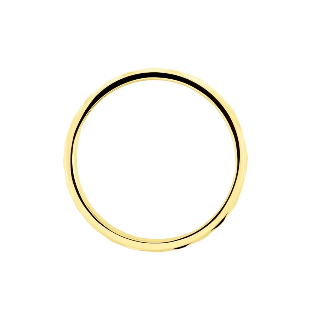 Histoire d'Or Alliance Laura Ruban Plat Or Jaune Discount