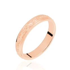 Histoire d'Or Alliance Laura Ruban Plat or rose