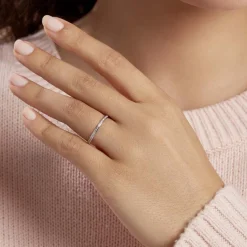 Histoire d'Or Alliance Laurie Tour Complet Or Blanc Diamant Sale