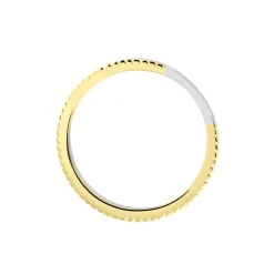 Histoire d'Or Alliance Leandro Ruban Argent Bicolore Outlet