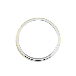 Histoire d'Or Alliance Leandro Ruban Argent Bicolore Hot