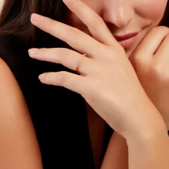 Histoire d'Or Alliance Les Inseparables Or Jaune Diamant New