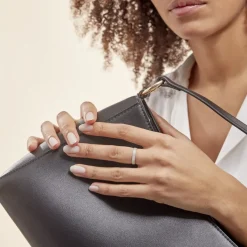 Histoire d'Or Alliance Lison Or Blanc Oxyde De Zirconium Clearance