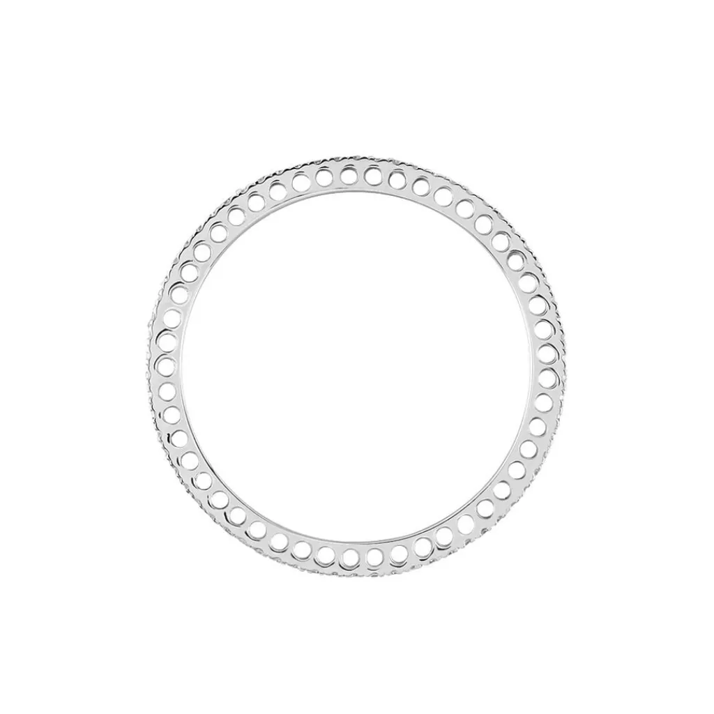 Histoire d'Or Alliance Lu Or Blanc Diamant New