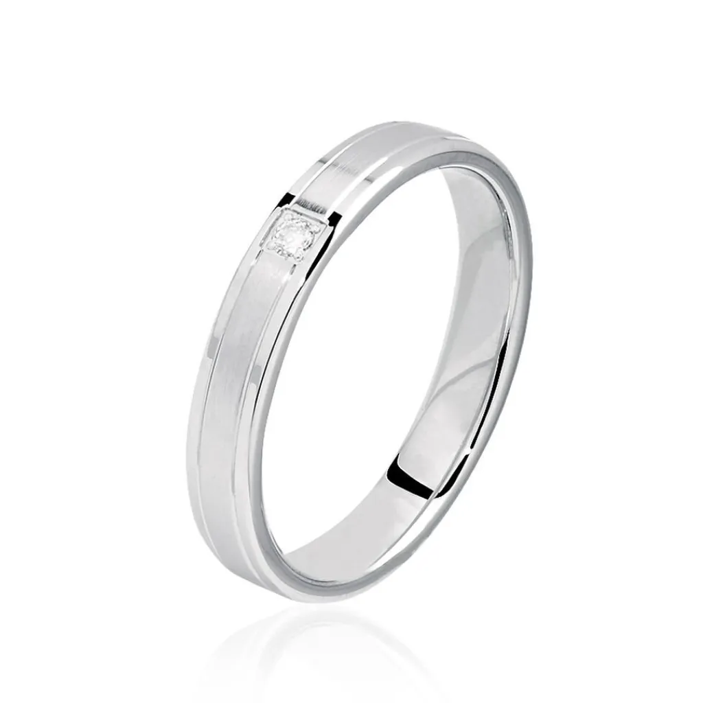 Histoire d'Or Alliance Mae Or Blanc Diamant Outlet