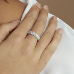 Histoire d'Or Alliance Marjelle Or Blanc Oxyde De Zirconium Outlet