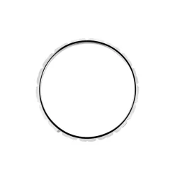 Histoire d'Or Alliance Marya Carree Diamantee Ruban Plat or blanc Best