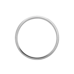 Histoire d'Or Alliance Mat Et Brillant Biseaute Ruban Plat Palladium Blanc Hot