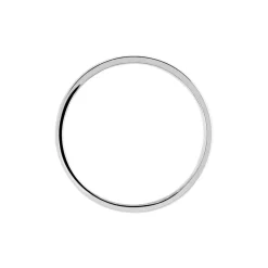 Histoire d'Or Alliance Mat Et Brillant Liseret Ruban Plat Palladium Blanc Outlet