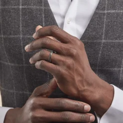 Histoire d'Or Alliance Mattew Titane Blanc Best