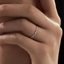 Histoire d'Or Alliance Menussa Diamantee Or Blanc New